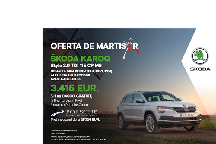 Skoda KaroQ Martisor
